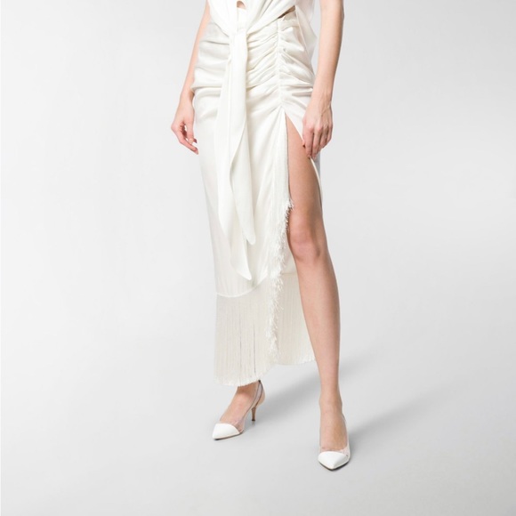 couture magda butrym silk Alba skirt NWT. Bridal festivities or party glam. - Picture 1 of 9